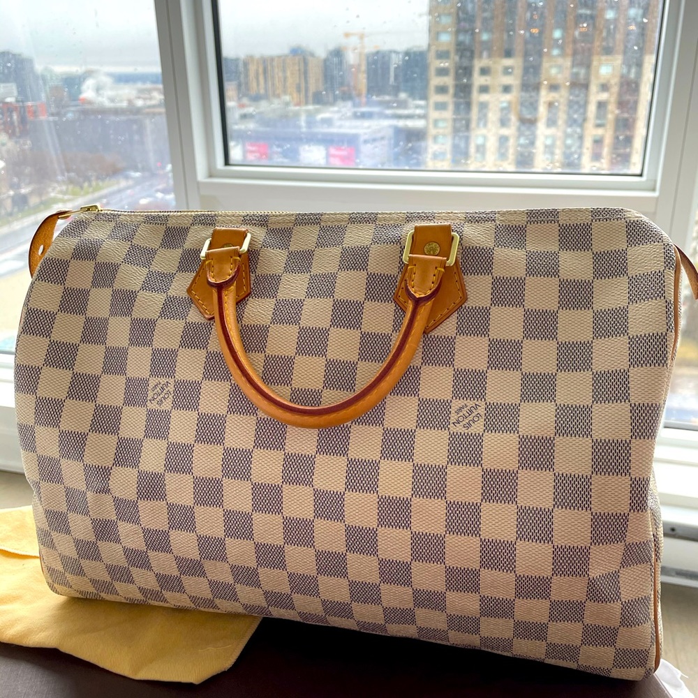 Louis Vuitton Speedy 30 Damier Azur